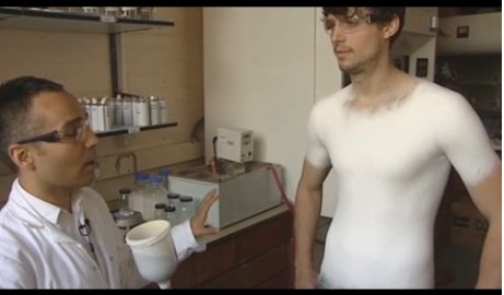 Spray On The T-Shirt Of Your Liking.