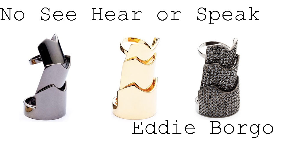 no see hear or speak eddie borgo